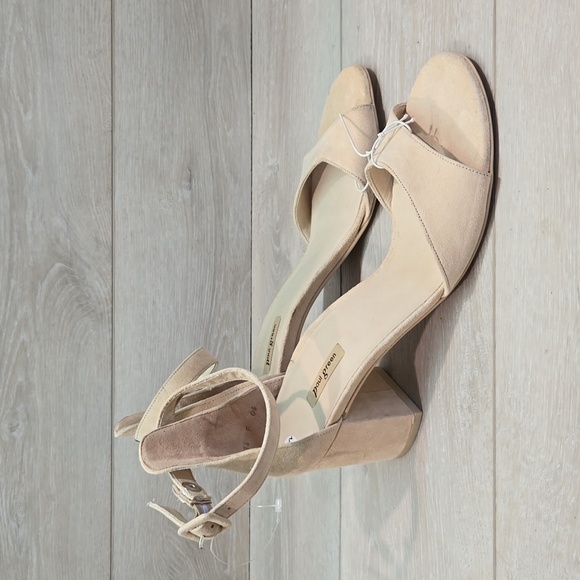 Paul Green Women Ankle Suede Heels Sandals shoes sz UK 8 US 10.5 - Picture 1 of 16